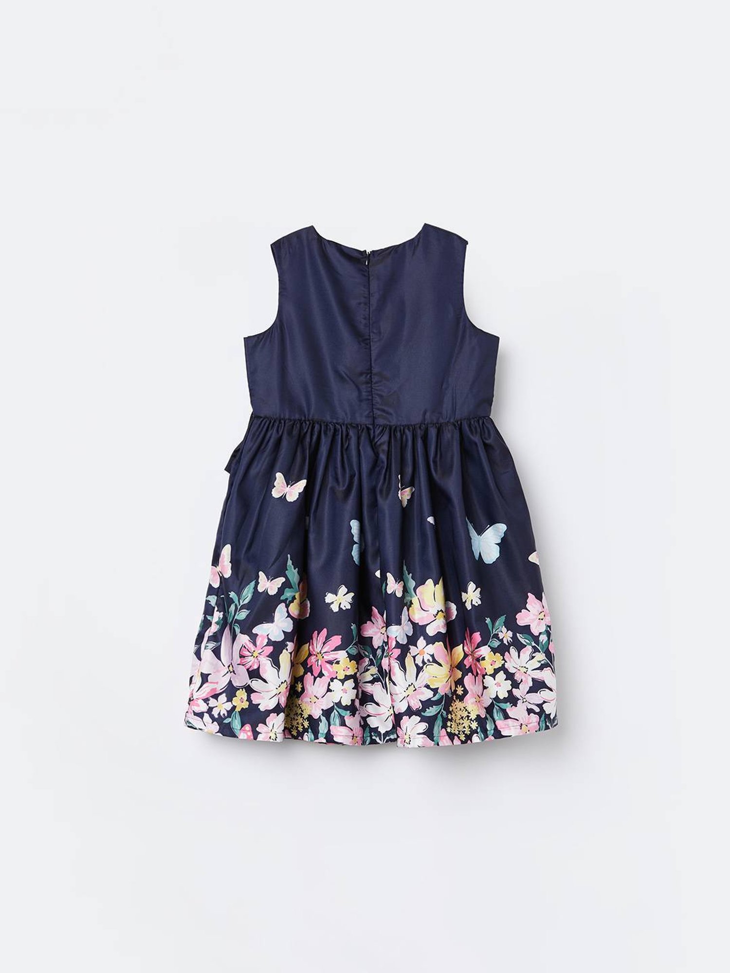 Budding Bees Kids Multicolor Floral Print Dress