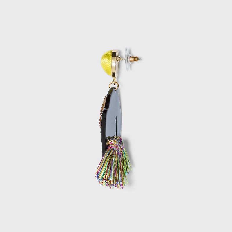 SUGARFIX by BaubleBar Colorful Toucan Drop Earrings