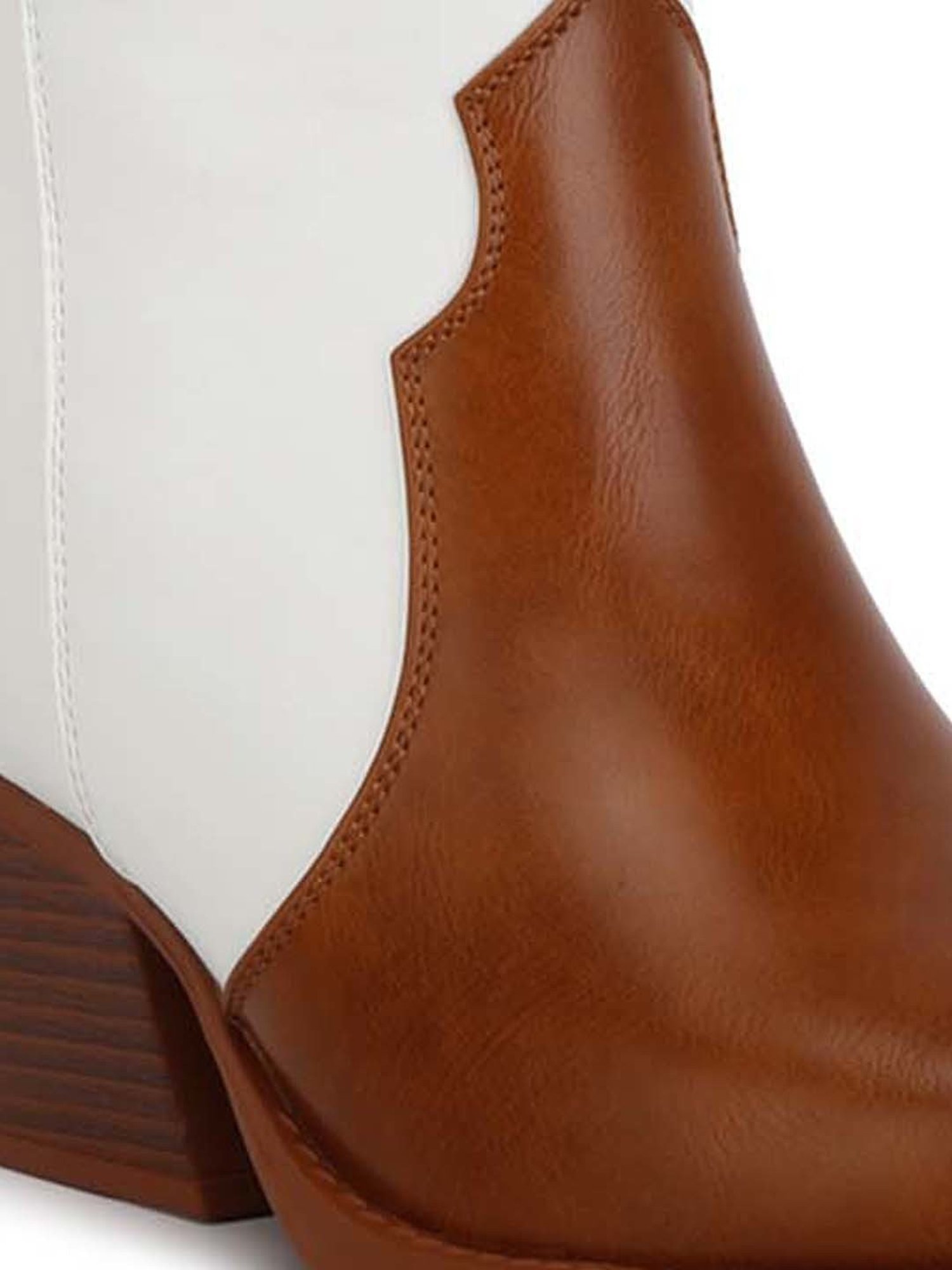 London Rag Women's Tan Cowboy Boots