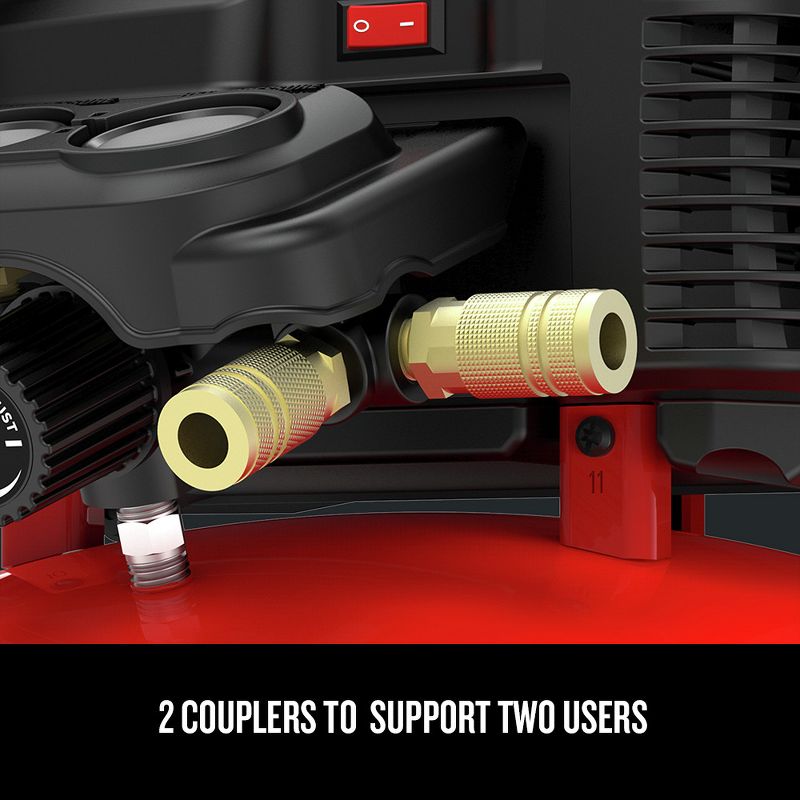 Craftsman CMEC6150R 0.8 HP 6 Gallon Oil-Free Pancake Air Compressor