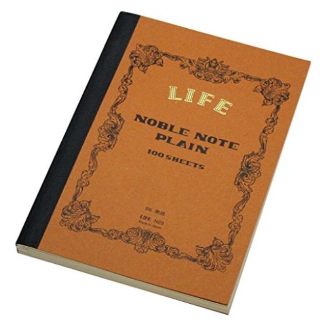 Life Noble Notes Bound On Side Stitched Notebooks: 5 in x 7 in. (Brown Cover, Blank Pages)