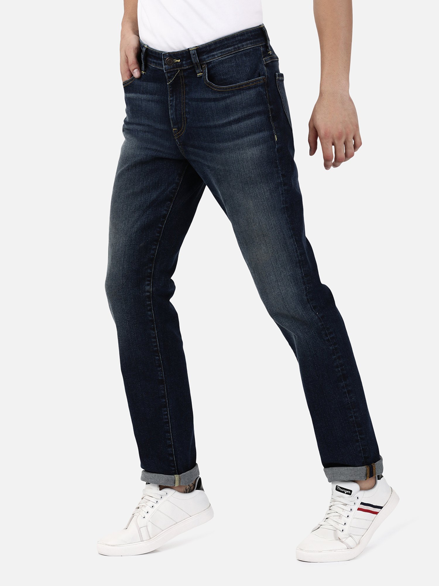 Passion Dark Blue Lightly Washed Jeans