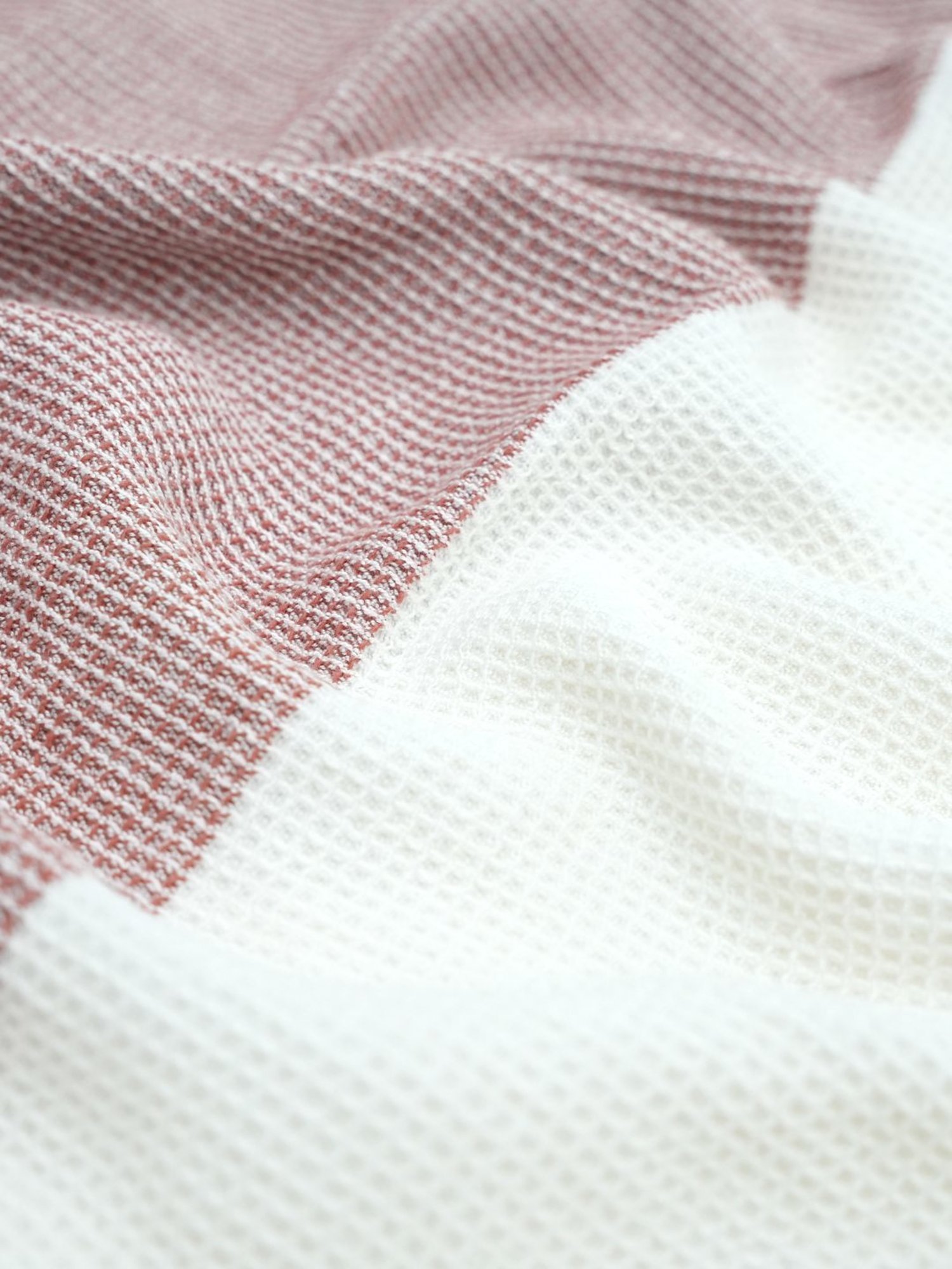 Doctor Towels Bamboo Waffle Textured Teracotta 400 GSM Viscose Bath Towel