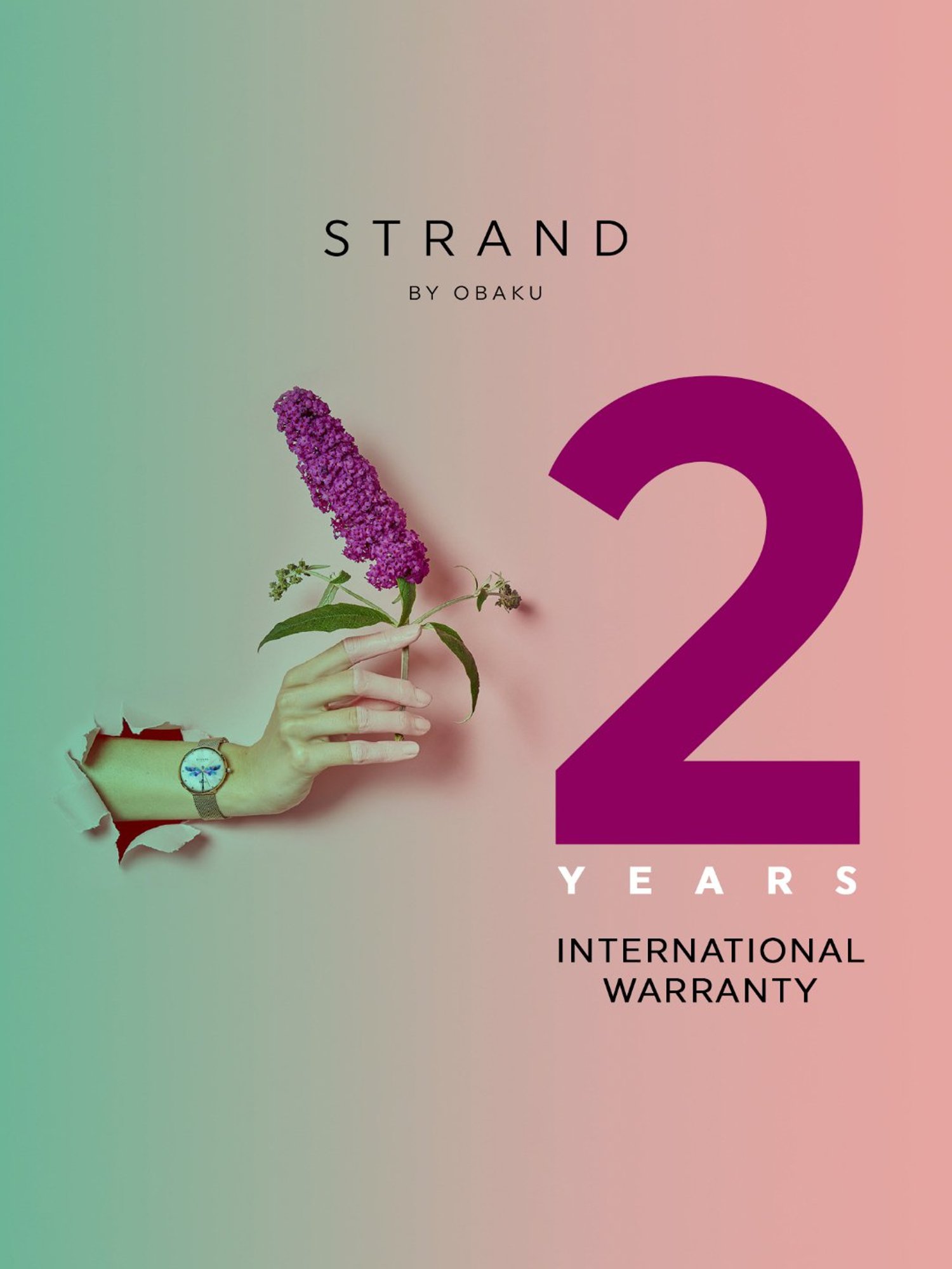 STRAND by Obaku S744LDGESG Aberdeen Mini Sugar Analog Watch for Women