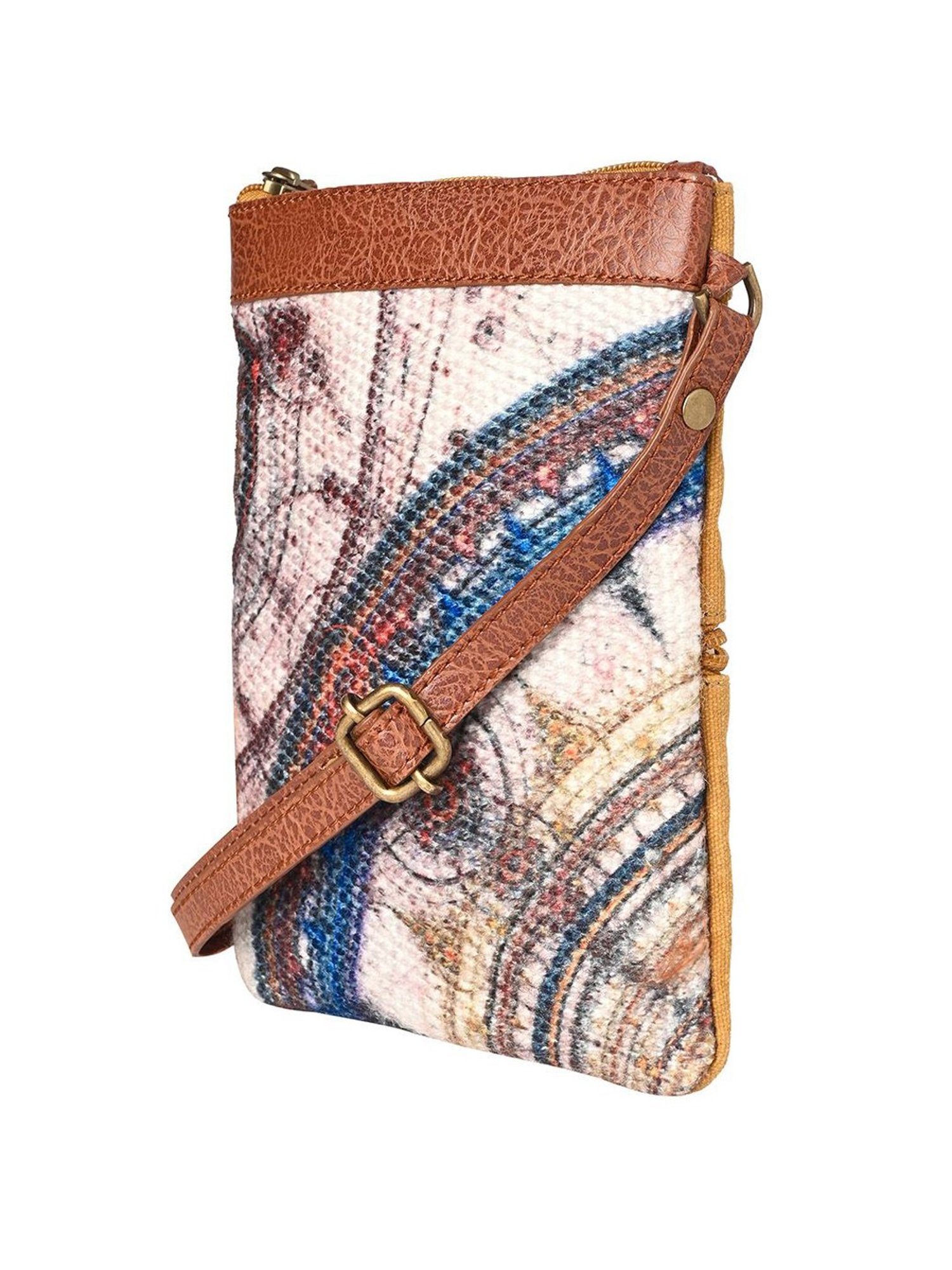 Mona B Astro Multicolor Printed Small Cross Body Bag