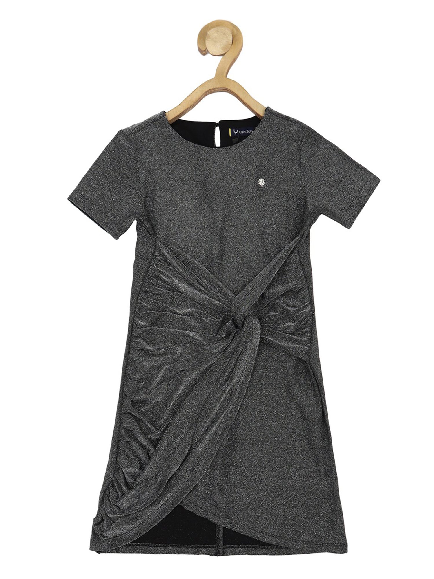 Allen Solly Junior Grey Shimmer Frock