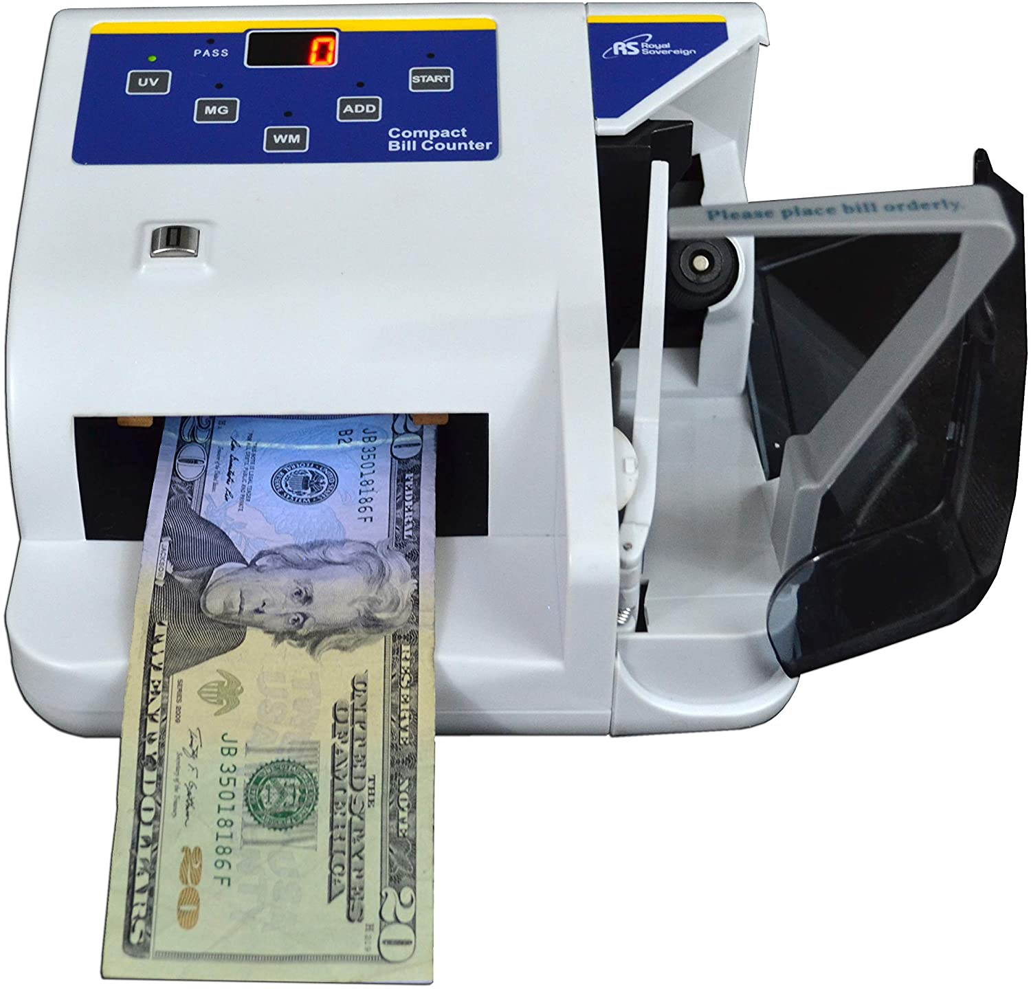 Royal Sovereign RBC-QUICKCOUNT Counts Up To 600 Bills/Minute Counterfeit Detection