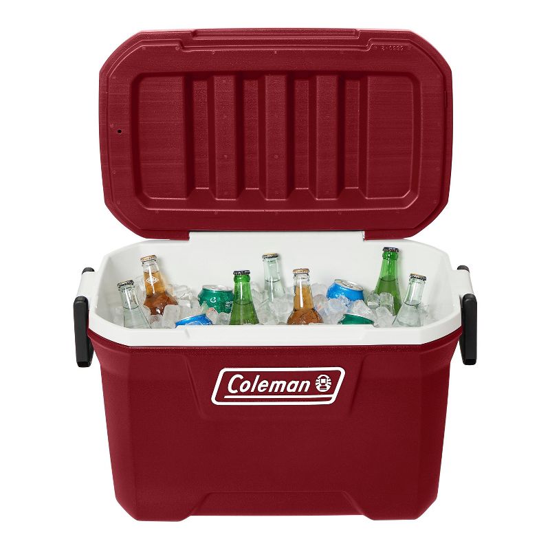 Coleman 52-Quart Hard Ice Chest Cooler - Mahogany Red