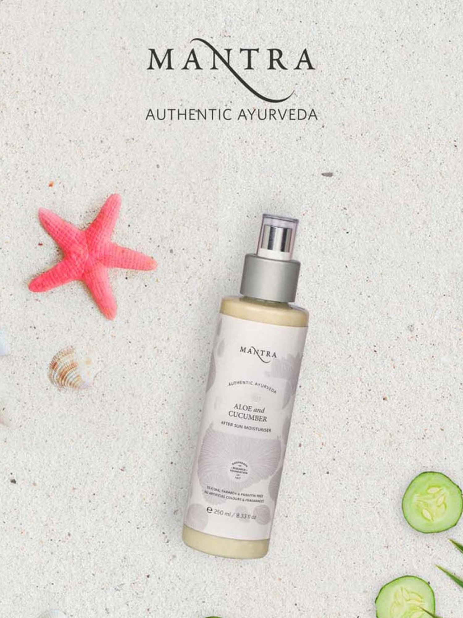 Mantra Herbal Aloe and Cucumber After Sun Moisturiser - 250 ml
