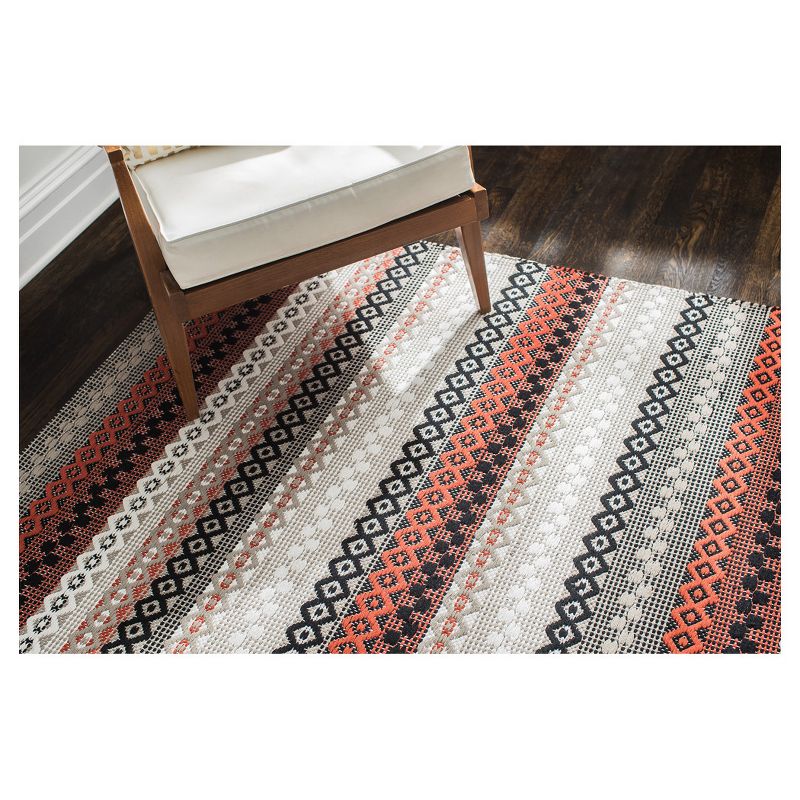 Stripe Woven Area Rug 8'X10' - Anji Mountain