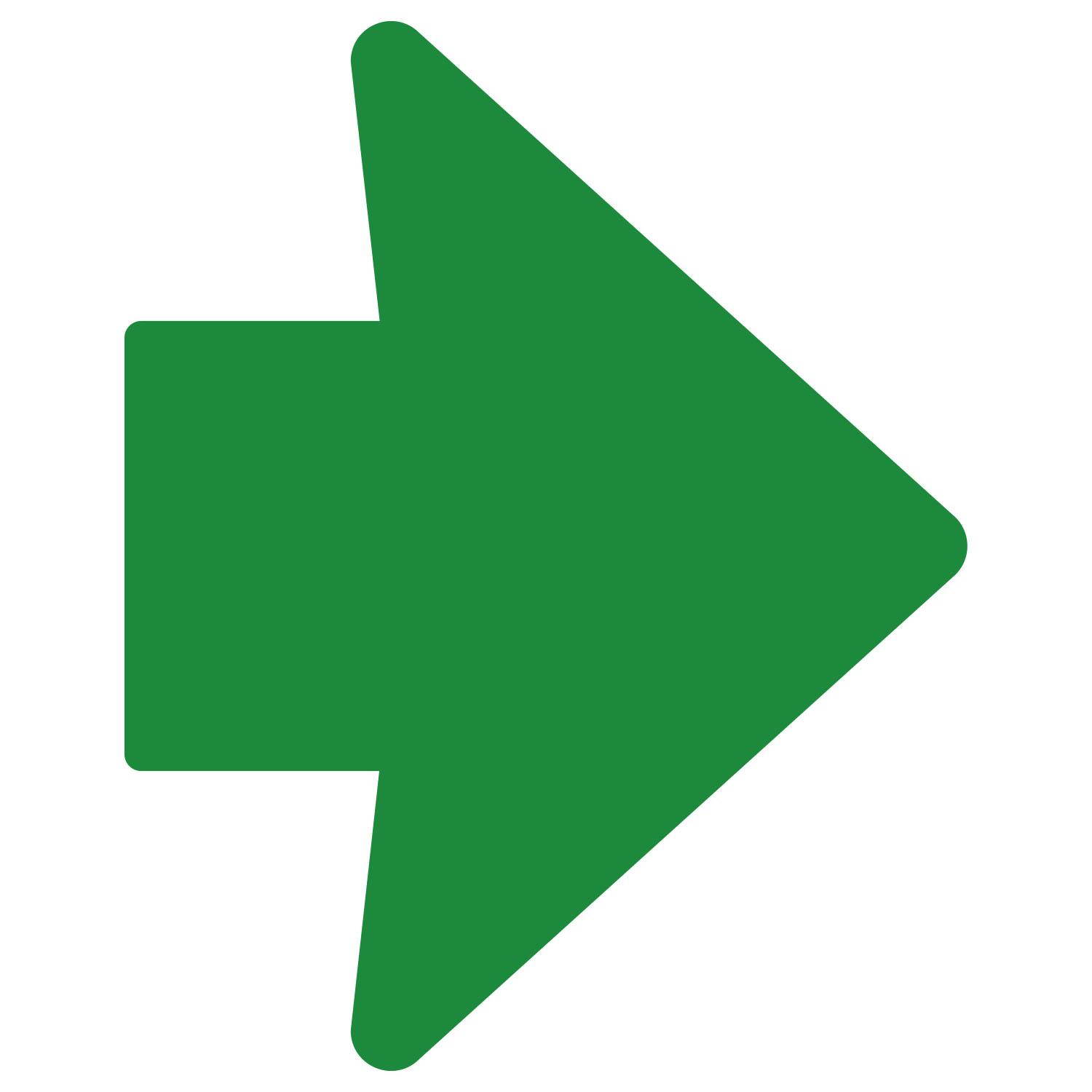 LiteMark 2 Inch X 3 Inch Grey Trail Marker Arrow Decals - Pack of 48