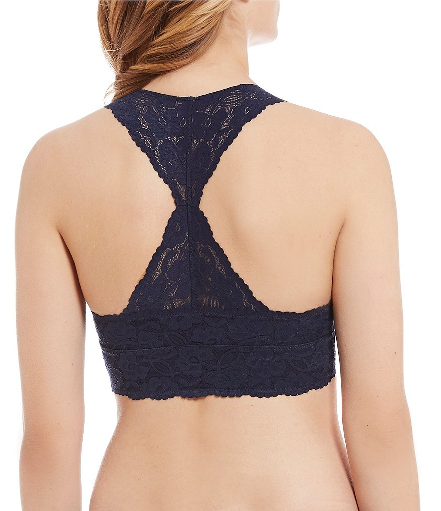Free People Intimately FP Scalloped Floral Galloon Lace Racerback Bralette