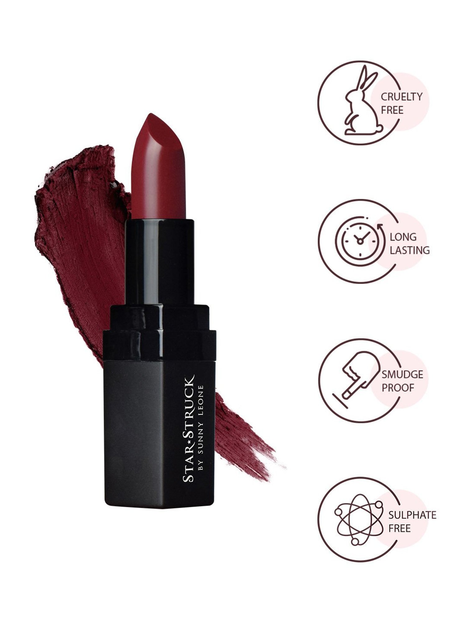 StarStruck By Sunny Leone Intense Matte Lip color Starry Night - 4.2 gm
