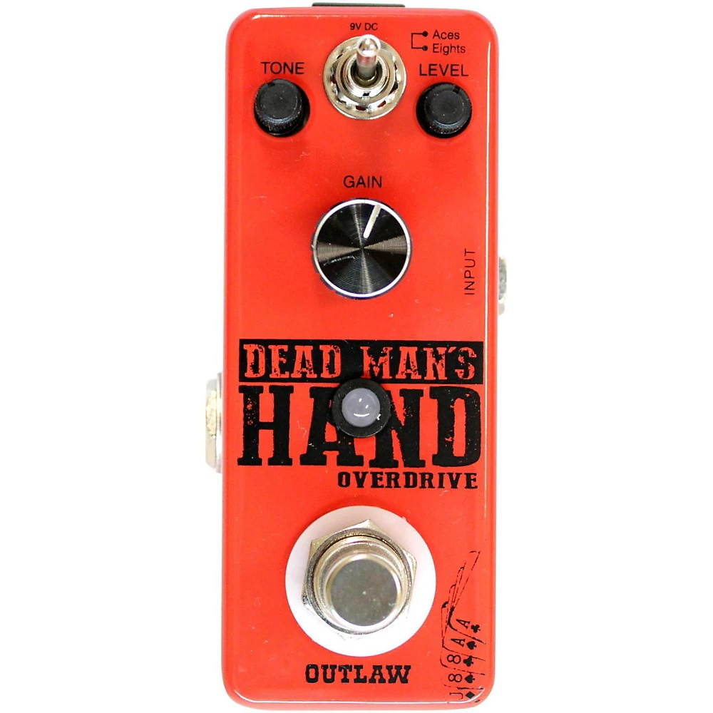 Outlaw Effects Dead Man's Hand Guitar Overdrive Pedal