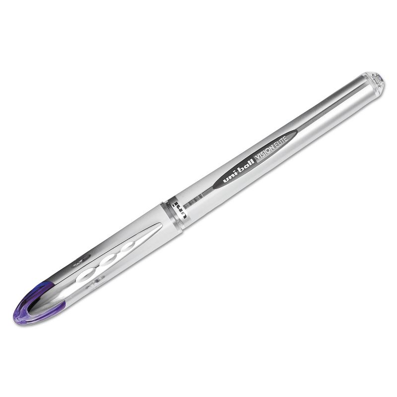uni-ball VISION ELITE Stick Roller Ball Pen Purple Ink Bold 69025