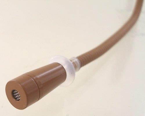 AV-JEFE AVL623 Cocoa/Caramel / Brown Color Professional Mini Sweat Resistant Headset Microphone for Audio-Technica Wireless Systems. New Ergonomic, Flexible Frame, Easily Adjust to Fit