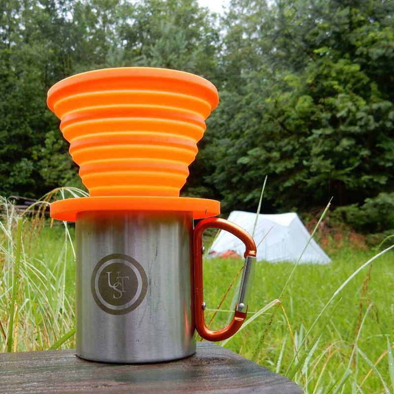 EcoVessel 12oz Transit Insulated Stainless Steel Coffee and Camping Mug - Black