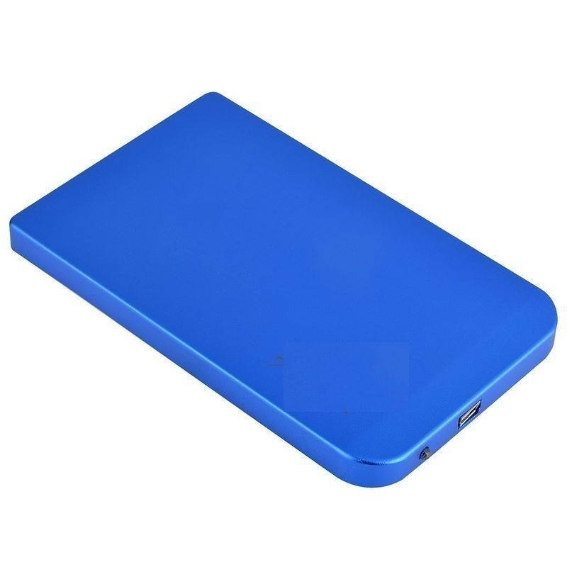 2.5" Inch Blue Sata USB 2.0 Hard Drive HDD Enclosure