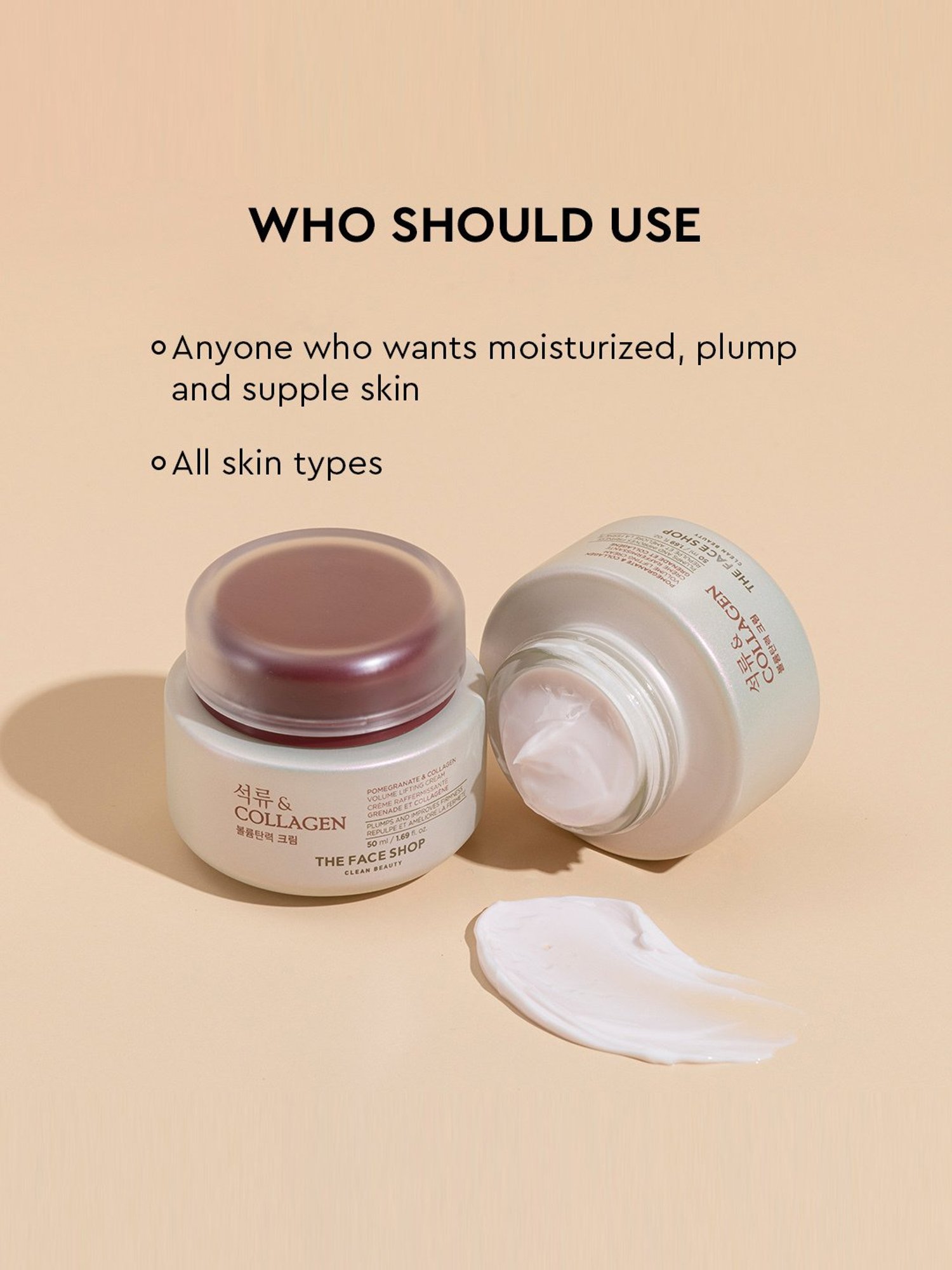 The Face Shop Pomegranate & Collagen Volume Firming Cream - 50 ml