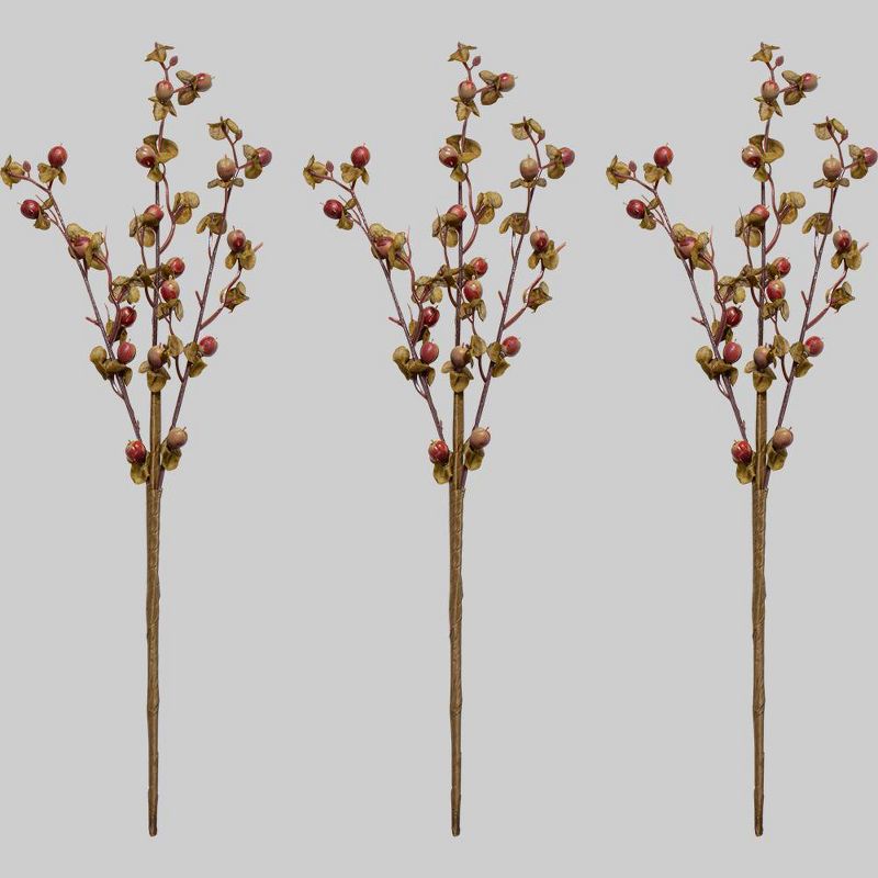 3ct Faux Picks Berries with Greenery - Bullseye's Playground™