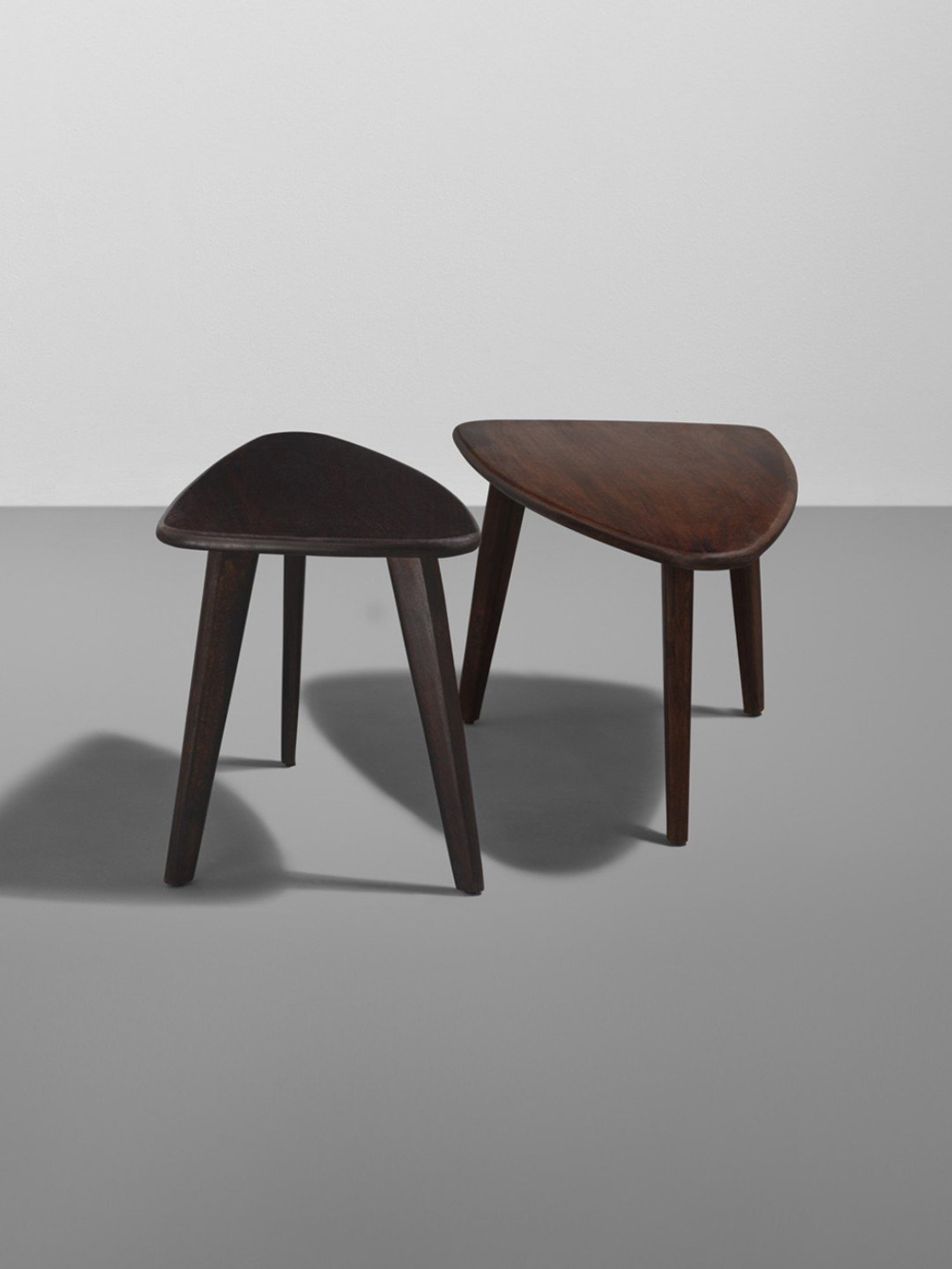 Sleepyhead Twosome Brown Mango Wood Nesting Table