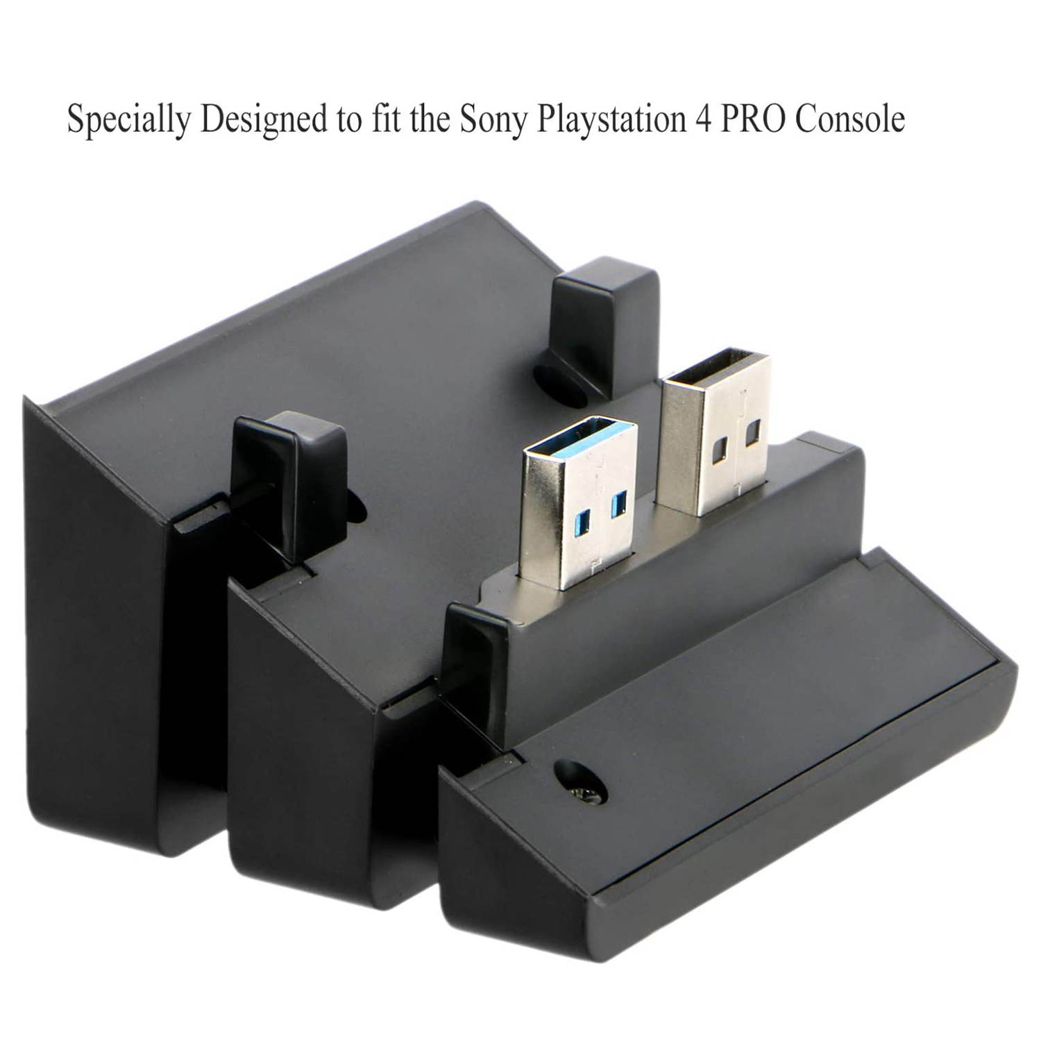 Rome Care 5 Port USB HUB for PS4 Pro Only, USB 3.0/2.0 High Speed Charger Controller Splitter Expander for Playstation 4 Pro