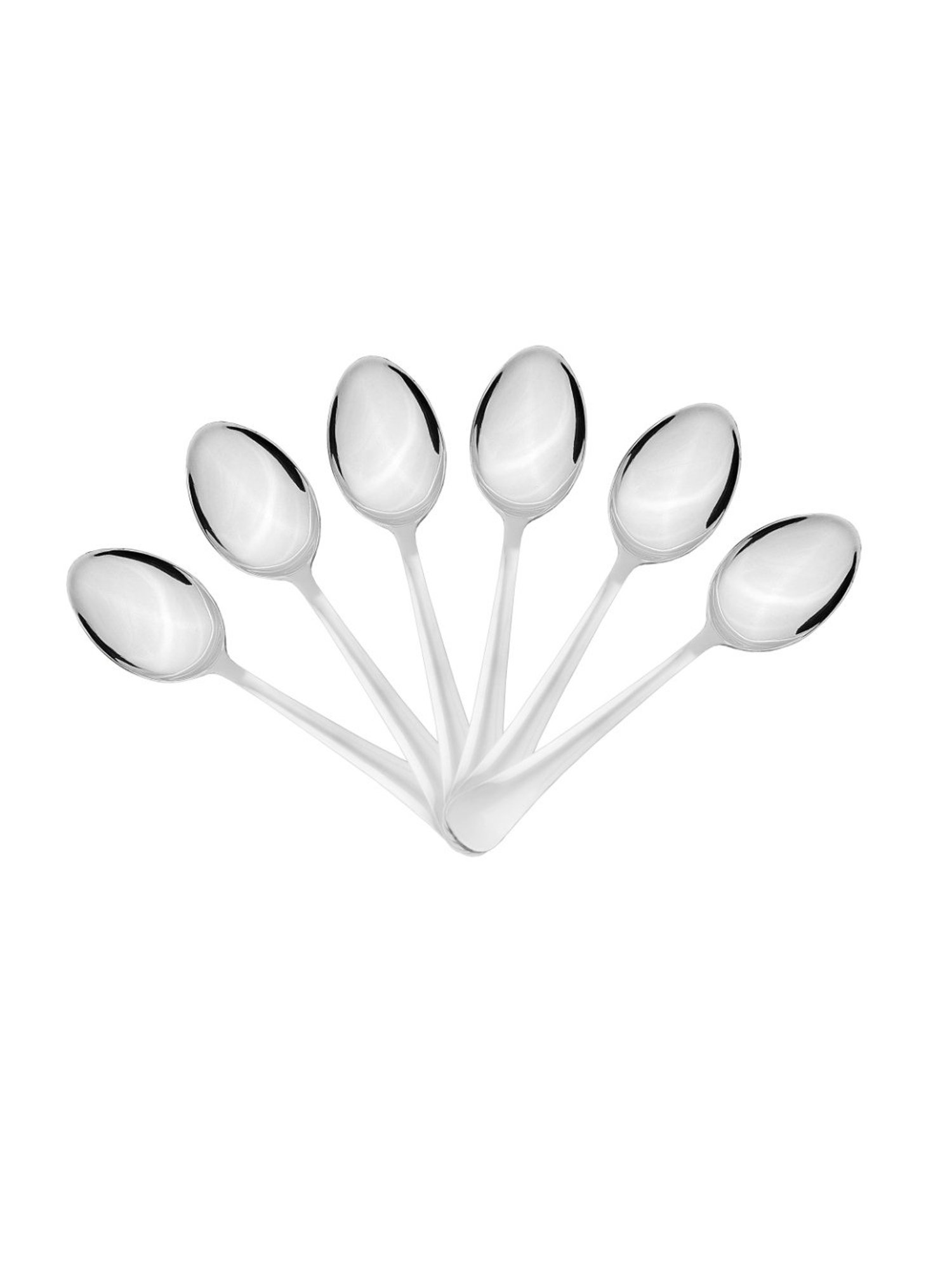 Sumeet Stainless Steel Premium Quality Baby / Medium Spoon set of 6 Pc � (16cm L) (1.6mm Thick)