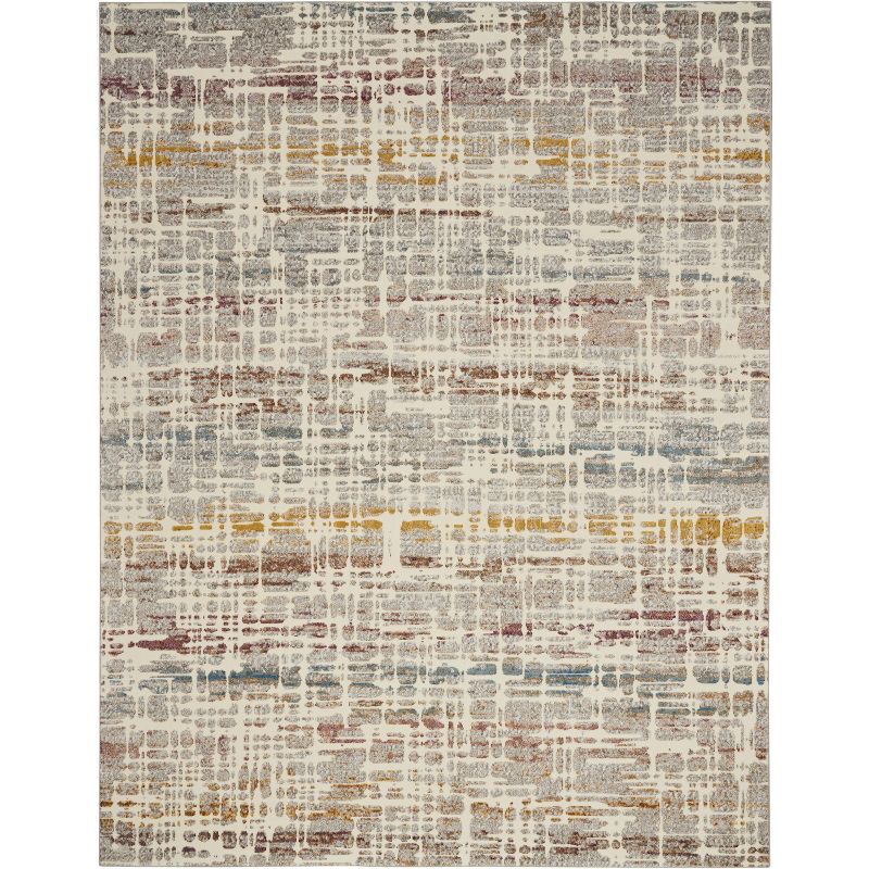 8'x10' Rectangle Loomed Area Rug Off-White - Nourison