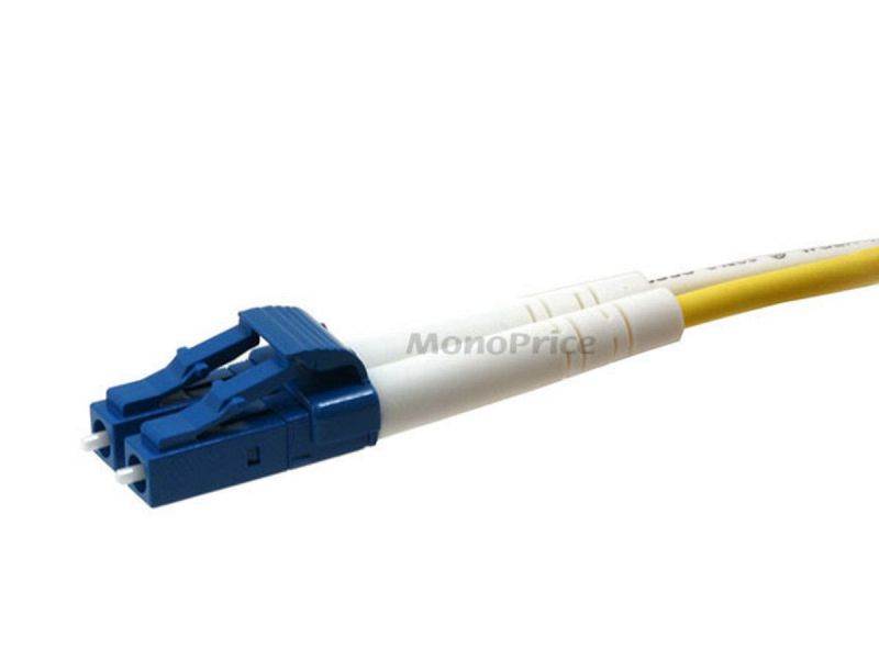 Fiber Optic Cable LC-LC 9/125 Duplex Single-Mode Fiber Cable Yellow 5 meters