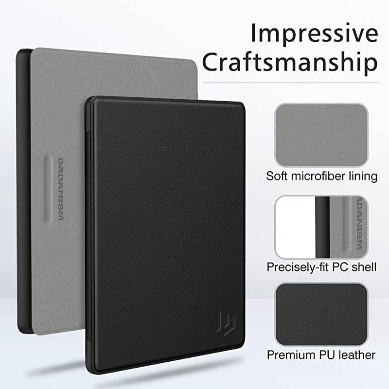 Case Fits AllNew Kindle Oasis 10th Generation 2019 Release 9th Generation 2017 Release Premium PU Leather Lightweight Shell Crushproof Cover with Auto WakeSleep Black
