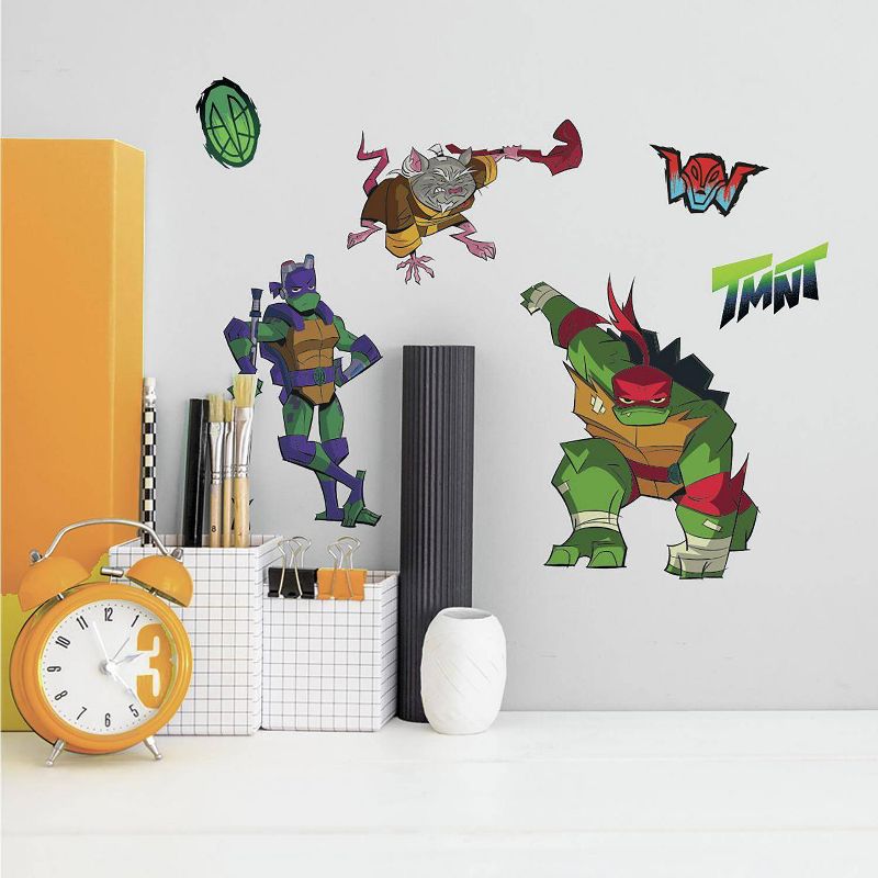 Rise of The Teenage Mutant Ninja Turtles Peel and Stick Wall Decals - RoomMates