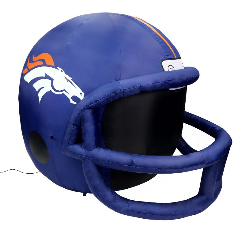 Fabrique NFL DENVER BRONCOS Team Inflatable Helmet   4 ft., 4 ft Tall, Blue