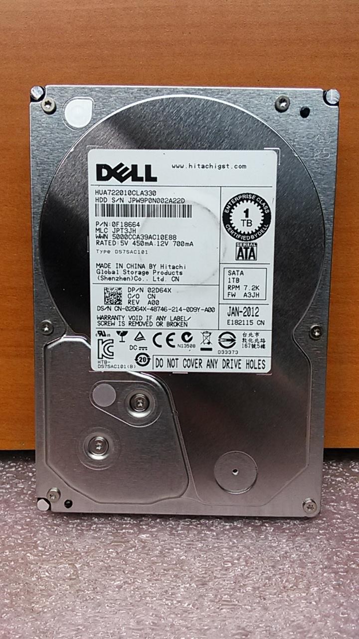 HITACHI Hua722010Cla330  New With Full Mfg Warranty. Ultrastar A7K2000 1Tb 7200Rpm 32Mb Buffer Sataii 7Pin 3.5Inch Hard Disk Drive