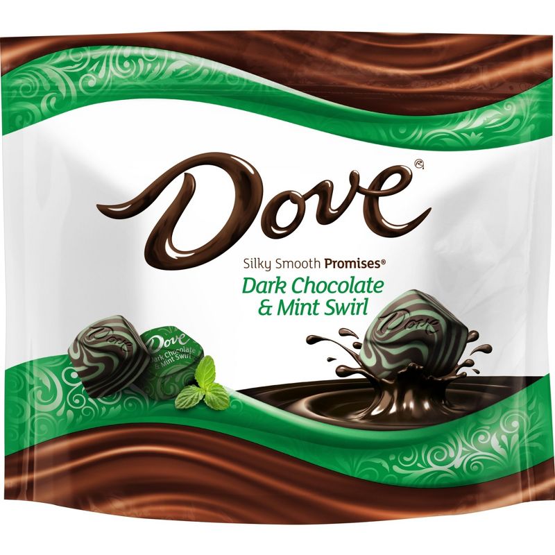 Dove Promises Dark Chocolate & Mint Swirl Candies - 7.6oz
