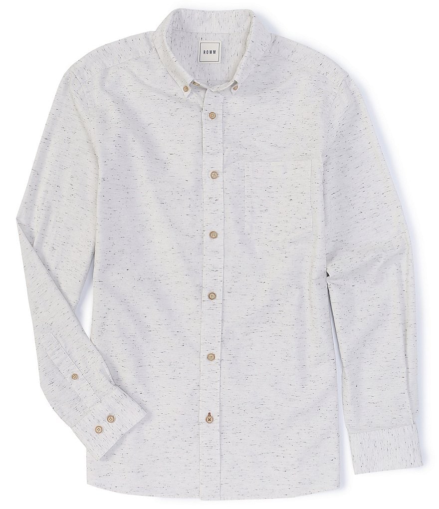 Rowm Long Sleeve Solid Sportshirt