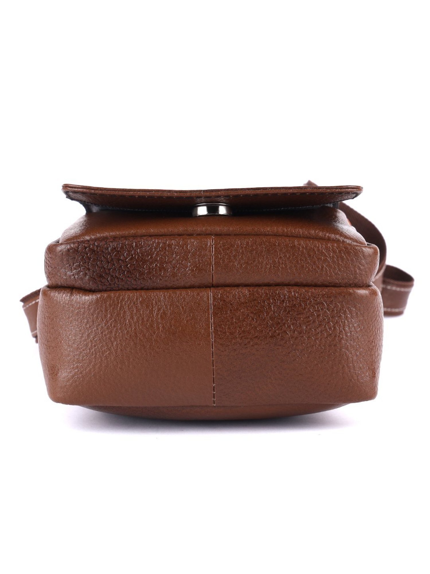 HiLEDER Pure Genuine Leather Messenger Shoulder Sling Cross Body Office Bag for Men and Women,Coffee