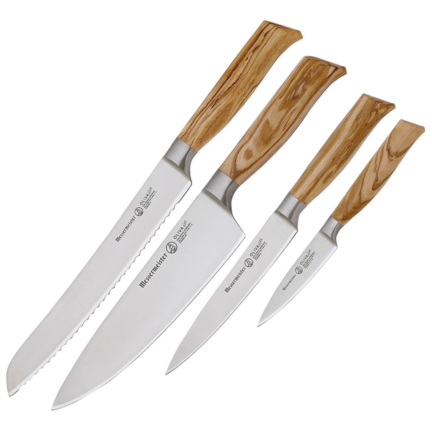 Messermeister Oliva Elite - 4Pc. Gourmet Knife Set