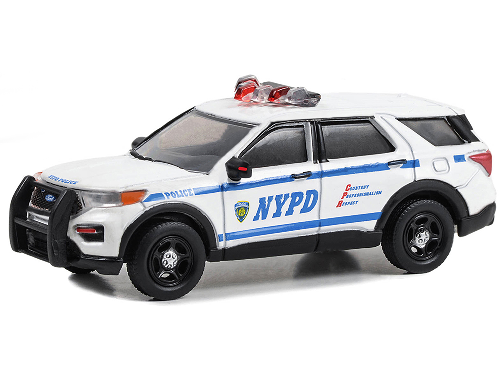 2022 Ford Police Interceptor Utility "RCMP (Royal Canadian Mounted Police)" White "Law Enforcement and Public Service" Series 1/43 Diecast Model Car by Motormax
