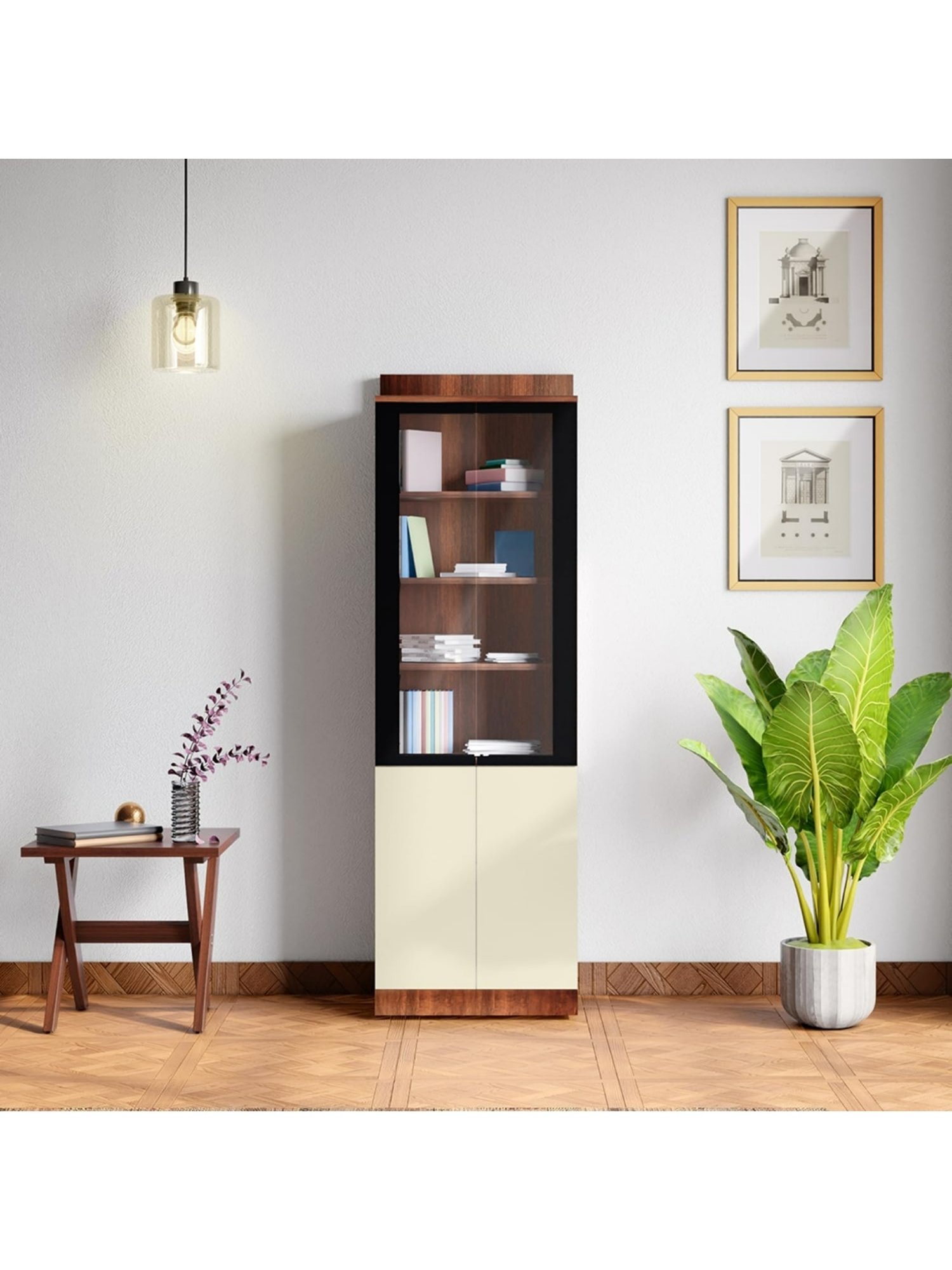 Godrej Interio Meraki Brown Engineered Wood Book Case (1 Year Warranty)
