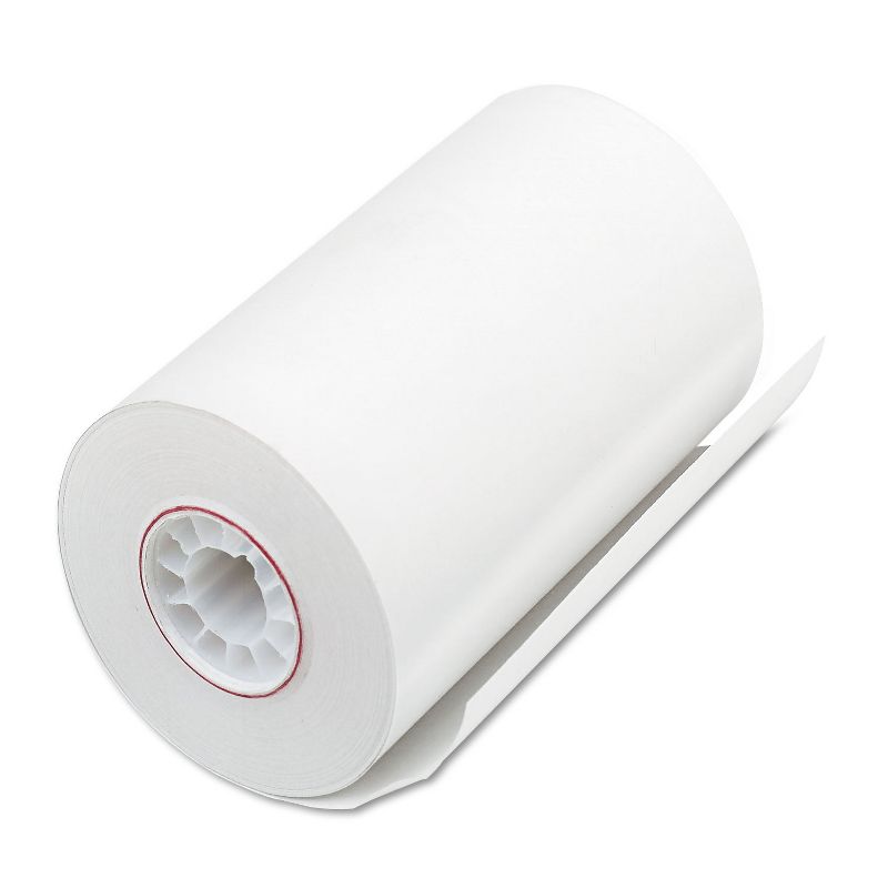 Iconex Direct Thermal Printing Thermal Paper Rolls 3.13 x 90 ft White 90781275