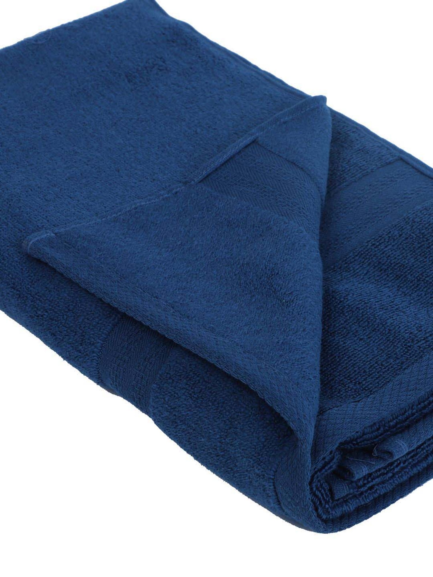 BIANCA Zero-Twist 100% Cotton Ultra-Fluffy Towels -1pc Bath Towel (paradiso) solid-navy