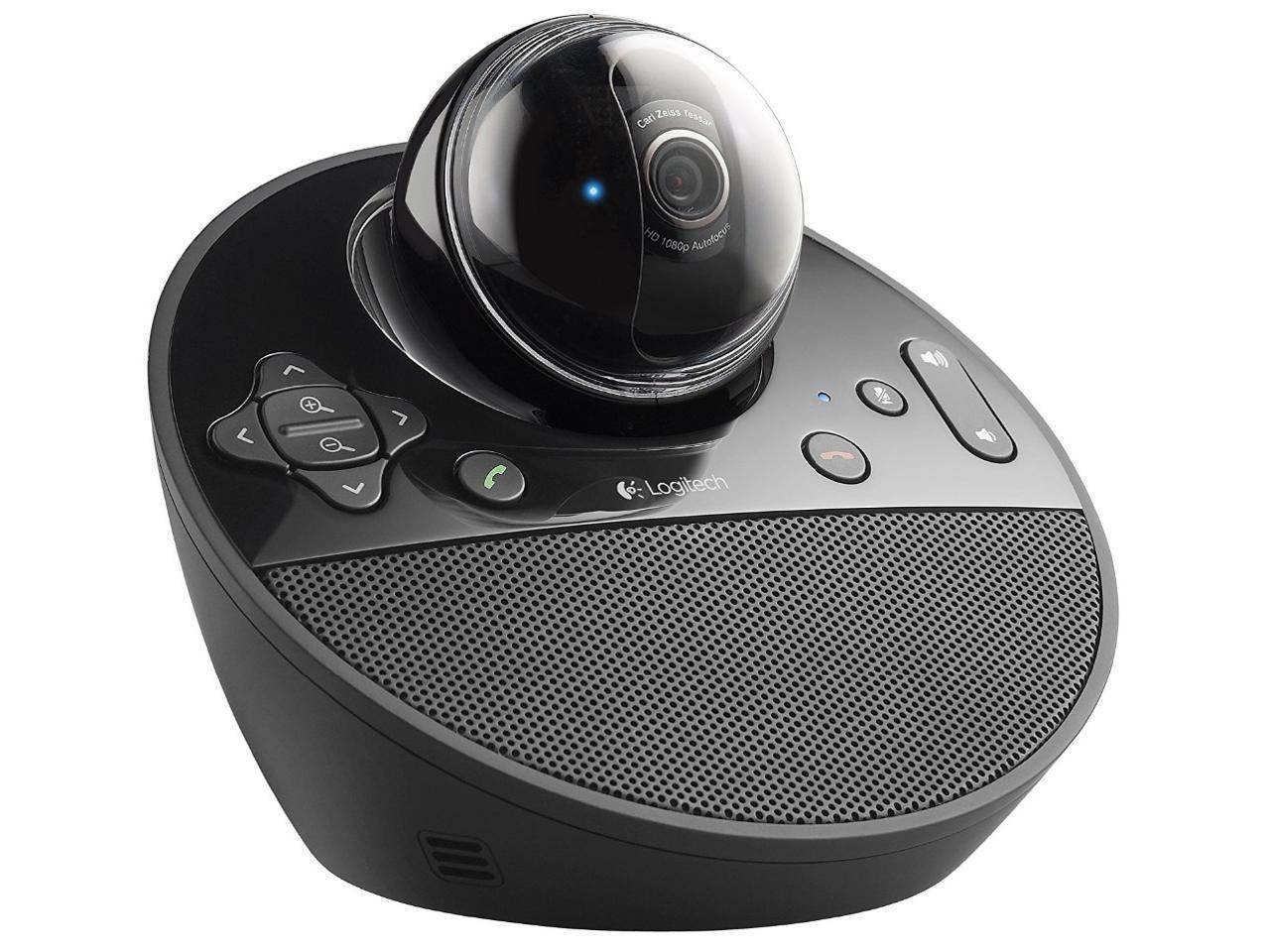 Logitech BCC950 Conference Cam Full HD 1080P Desktop Video Webcam for Private Offices Home Offices&Most Any Semi-private Space