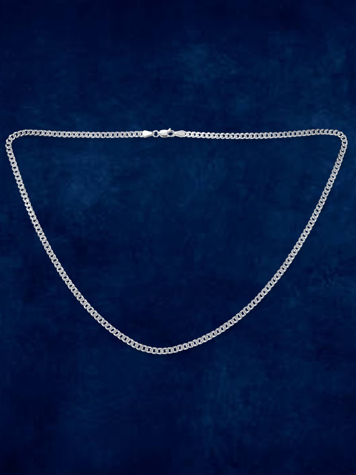 Zavya Sleek and Modern Golden Plated 92.5 Sterling Silver Box Chain