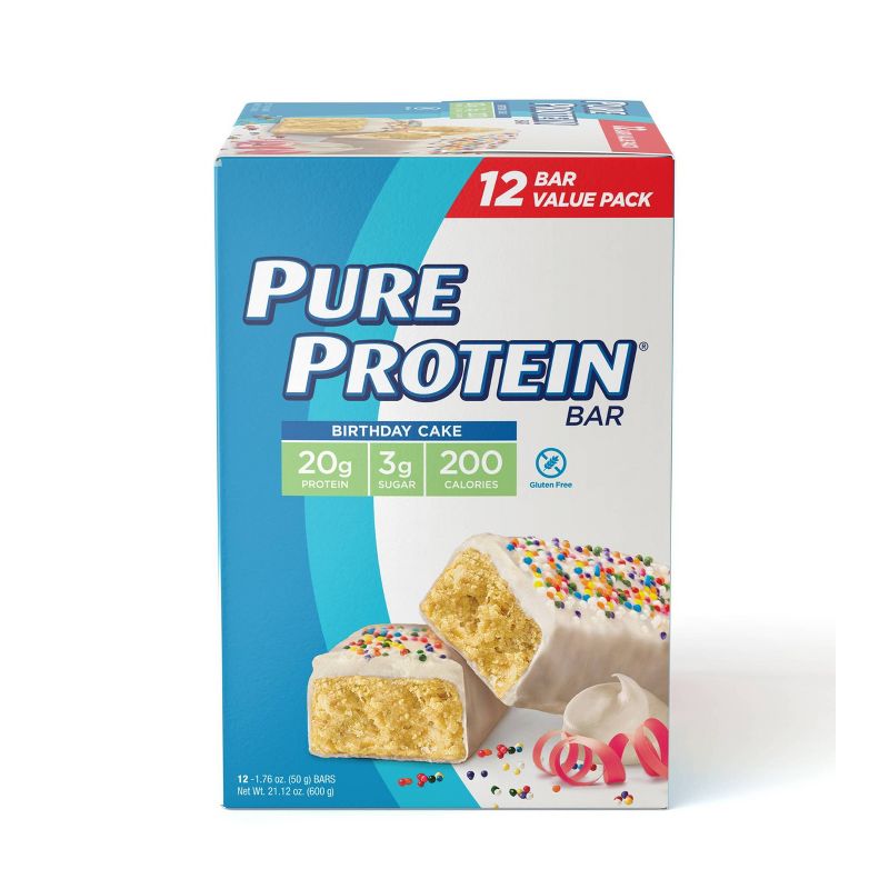 Pure Protein Bar - Birthday Cake - 12ct/21.16oz