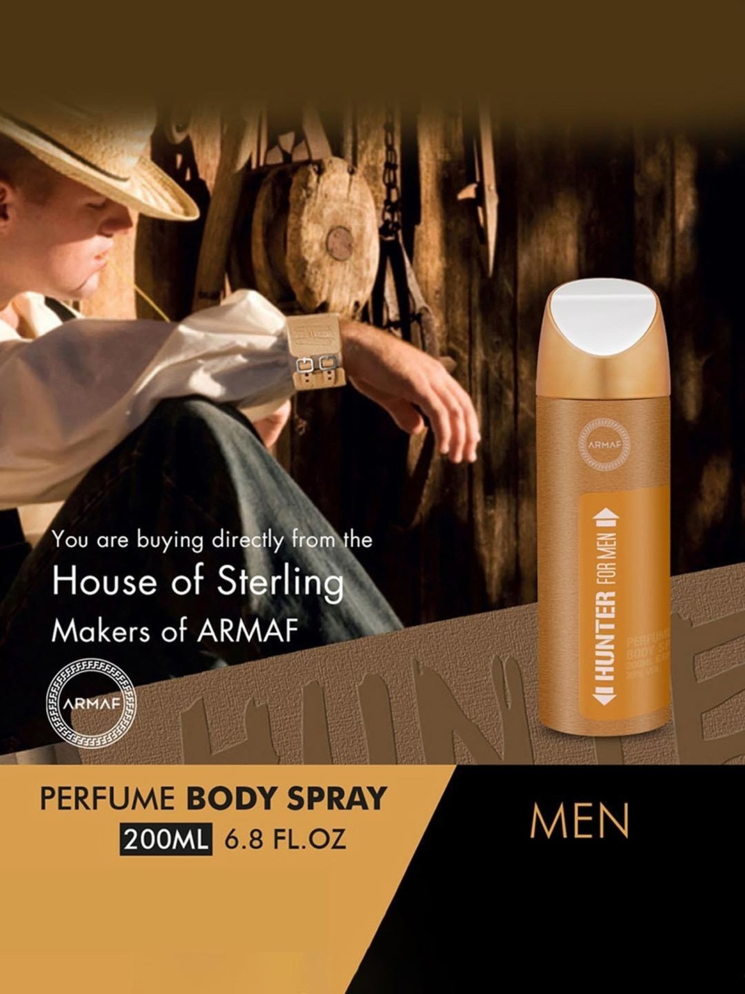Armaf Hunter Perfume Body Spray for Men - 200 ml
