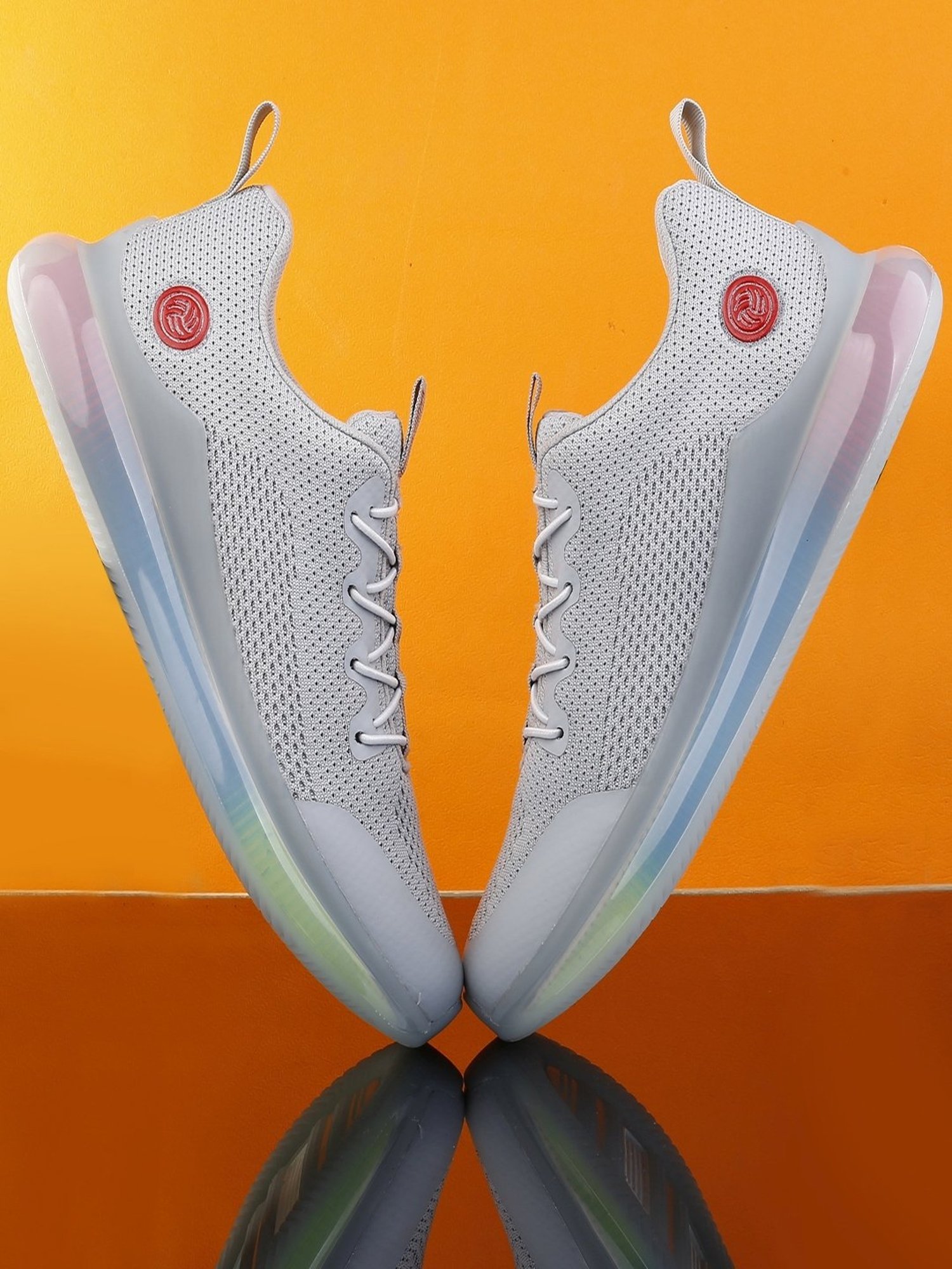 Bacca Bucci Men's BOB Light Grey Running Shoes