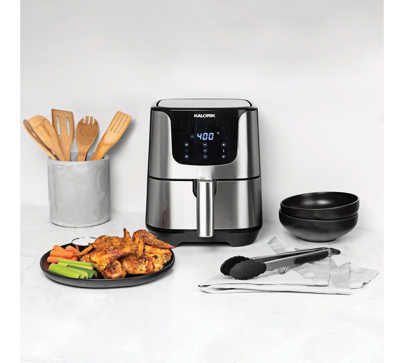 Prestige Nutrifry Black Plastic Electric Digital Touch Airfryer 4.5L