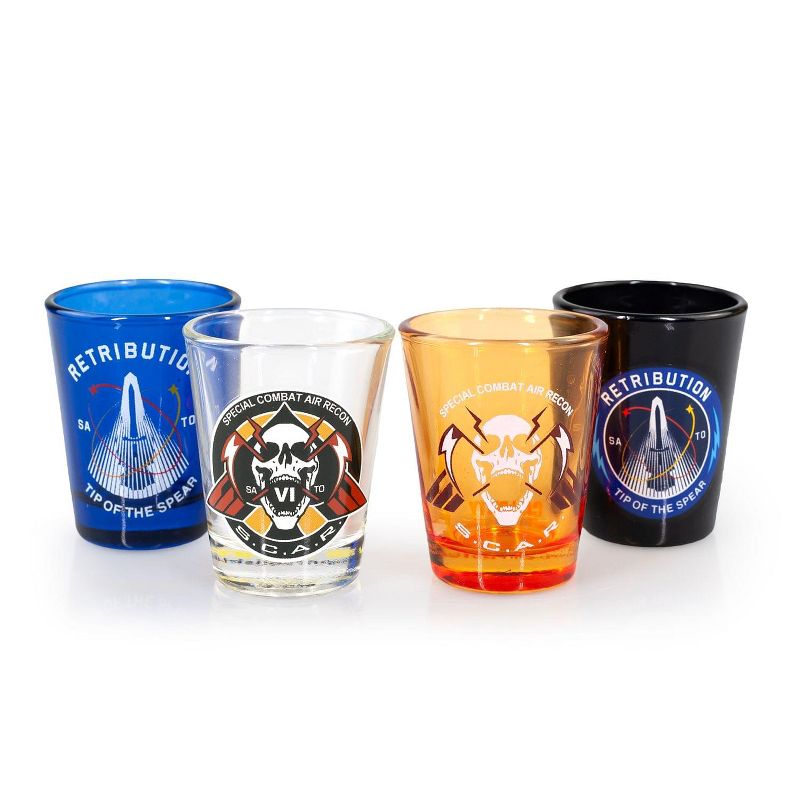 Surreal Entertainment EXCLUSIVE Call of Duty: Infinite Warfare Shot Glasses | Set of 4 | 2 FL Oz.