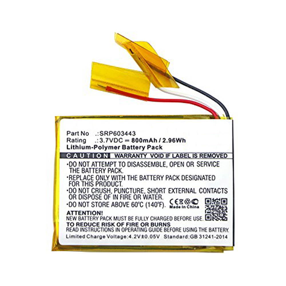 800mAh SRP603443 Battery Replacement Compatible with Astro A50 Wireless Gaming Headset