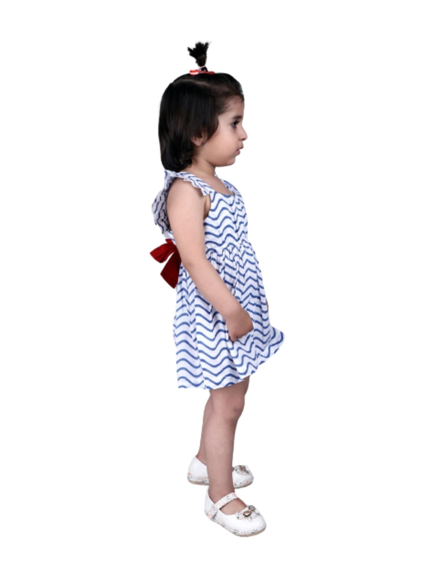 Nino Bambino Kids Multicolor Organic Cotton Printed Dress